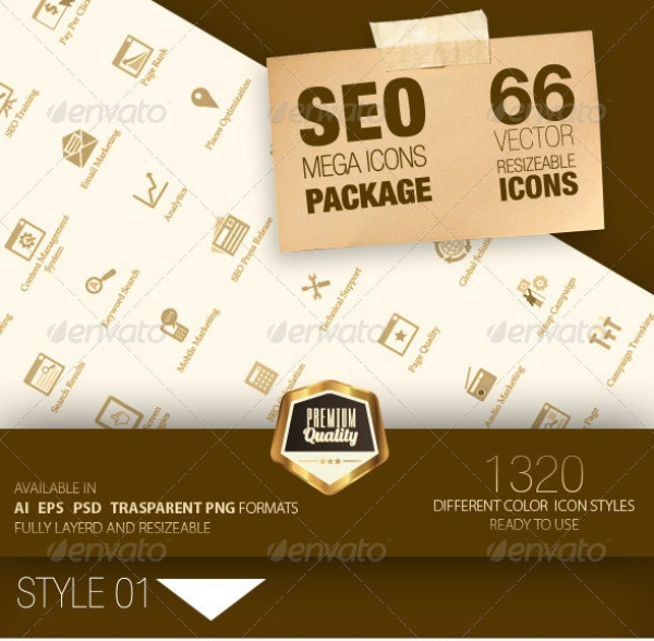 Seo Mega Icons Pack