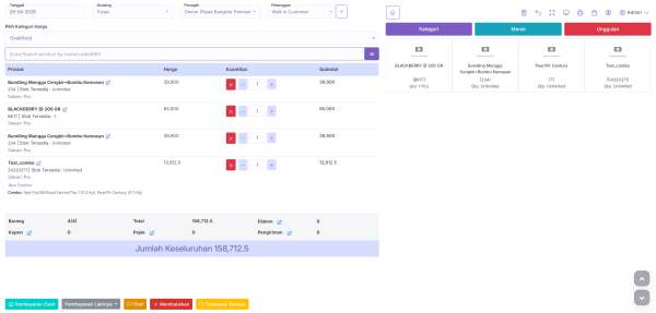 Aplikasi Pos - Akuntansi - Hrm - Multi Cabang Dan Multi Harga